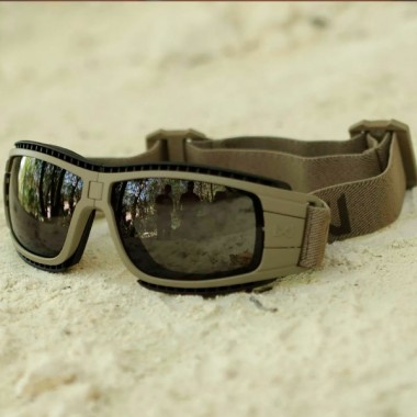 Очки защитные Wiley X WX Lynx (Frame: Matte Tan, Lens: Grey + Clear)