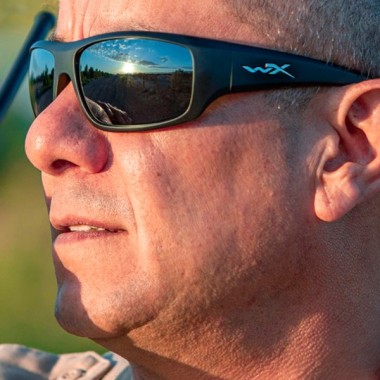 Очки защитные Wiley X WX Omega (Frame Matte Black, Lens Grey)