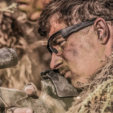 Очки защитные Wiley X WX Valor (Frame Matte Black, Lens Clear   Grey)