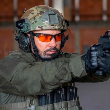 Очки защитные Wiley X WX Valor (Frame Matte Black, Lens Clear   Grey   Rust)