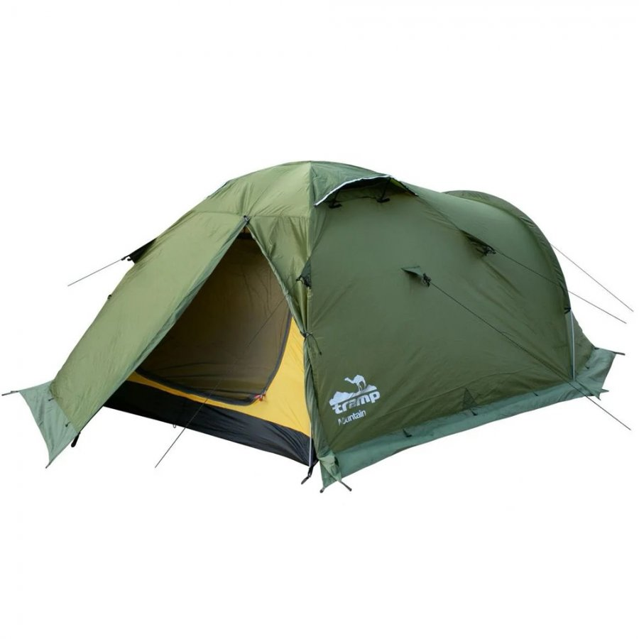 Tramp палатка Mountain 4 (V2) (зеленый), TRT-24-green