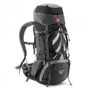 Рюкзак туристический NATUREHIKE Tanfeng, 70+5L, 75х33х27см, черный