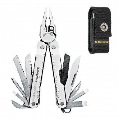 Мультитул LEATHERMAN Super Tool 300 Stainless, 19 инстр, 11,5см, чехол нейлон