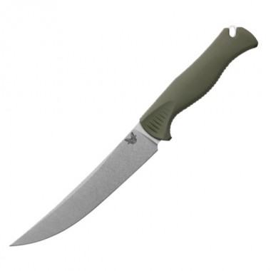 Нож BENCHMADE Meatcrafter, Santoprene Dark Olive, CPM154 клинок P 15,4 см