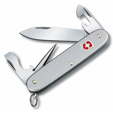 Нож перочинный Victorinox Pioneer Alox (0.8201.26) 93мм, 8 функций серебристый карт.коробка