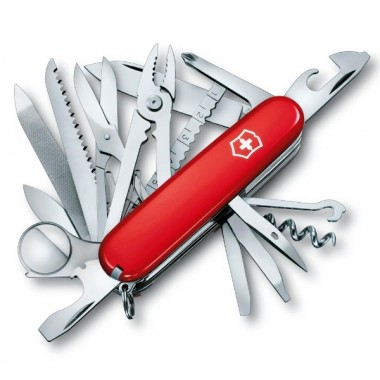 Нож перочинный Victorinox SwissChamp (1.6795) 91 мм 33 функции красный 