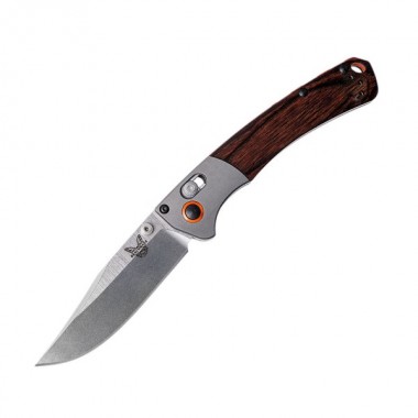 Нож складной BENCHMADE Mini Crooked River, Wood, S30V клинок P 8,6 см