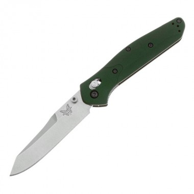 Нож складной BENCHMADE Osborne, Aluminum Green, S30V клинок P 8,6 см
