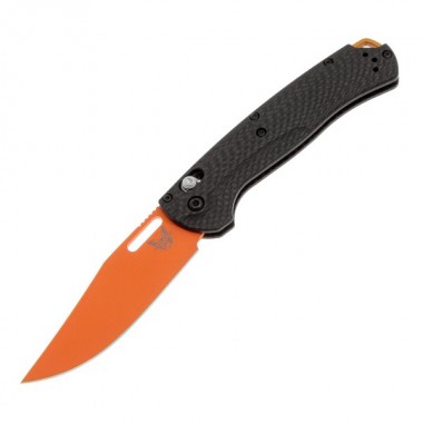 Нож складной BENCHMADE Taggedout, Carbon, Magnacut клинок оранж. P 8,8 см
