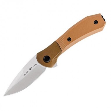 Нож складной BUCK 590 Paradigm Spring Assist, G-10 Brown, S35VN клинок P 7,6 см