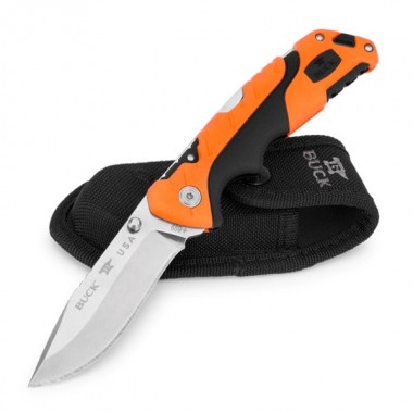 Нож складной BUCK 659 Large Pursuit, Nylon Orange/Black, S35VN клинок P 9,2 см