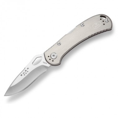 Нож складной BUCK 722 SpitFire, Aluminum Gray, 420HC клинок P 8,3 см