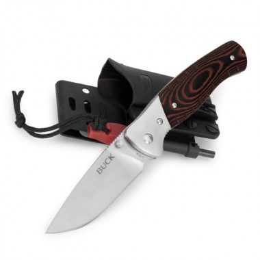 Нож складной BUCK 836 Selkirk, Micarta Brown/Black, 420HC клинок P 9,9 см