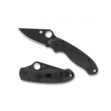 Нож складной SPYDERCO Para 3 G-10 Black/Black blade