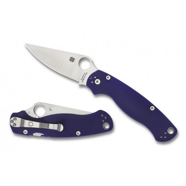 Нож складной SPYDERCO Para Military 2 CPM S110V G-10 Blue