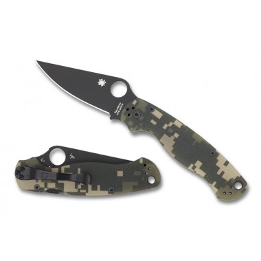 Нож складной SPYDERCO Para Military 2 G-10 Camo/Black blade