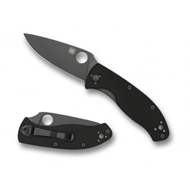 Нож складной SPYDERCO Tenacious G-10 Black/Black blade