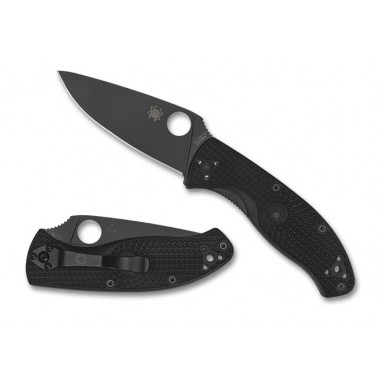 Нож складной SPYDERCO Tenacious Lightweight G-10 Black, клинок черный