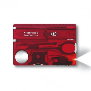 Швейцарская карточка Victorinox SwissCard Lite (0.7300.T), красная
