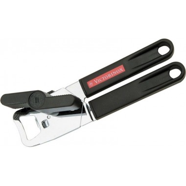 Консервный нож Victorinox универсальный (7.6857.3), сталь/пластик, чёрный