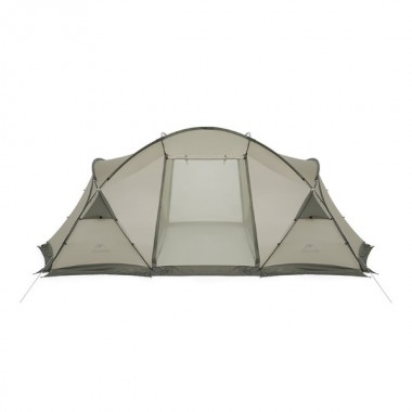 Палатка NATUREHIKE Shandi, 2 спальни+1 комната, серая