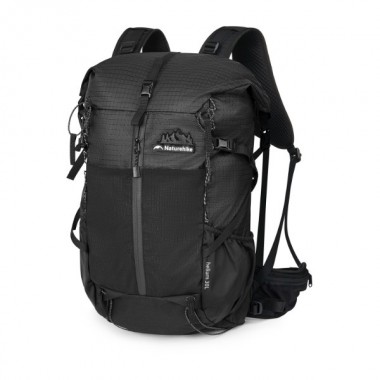 Рюкзак туристический NATUREHIKE Helium, 30+5L, 62х25х20см, черный