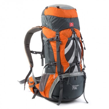 Рюкзак туристический NATUREHIKE Tanfeng, 70+5L, 75х33х27см, оранжевый