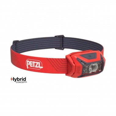 Фонарь налобный Petzl Actik 450 лм, красный