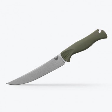 Нож BENCHMADE Meatcrafter, Santoprene Dark Olive, CPM154 клинок P 15,4 см