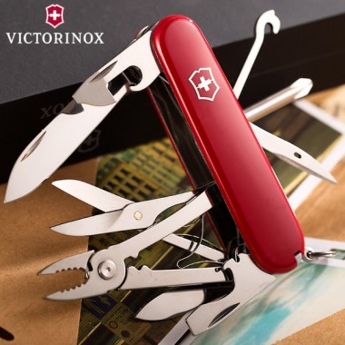 Нож перочинный Victorinox Deluxe Tinker (1.4723) 91 мм, 17 функций, красный, карт.коробка