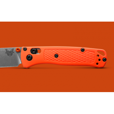 Нож складной BENCHMADE Mini Bugout, Grivory Orange, S30V клинок P 7,2 см