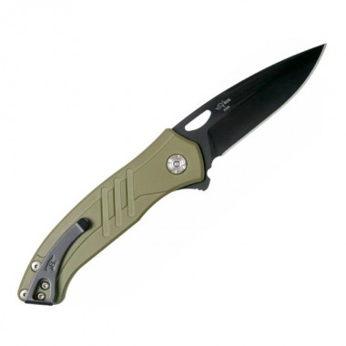 Нож складной BUCK 294 Momentum Spring Assist, Aluminum Green, S30V клинок P 8,3 см