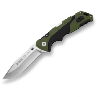 Нож складной BUCK 659 Large Pursuit, Nylon Green/Black, 420HC клинок P 9,2 см