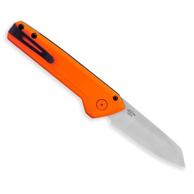 Нож складной BUCK 838 Wharncliffe Deploy Auto, Aluminum Orange, 154CM клинок P 7,9 см