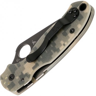 Нож складной SPYDERCO Para 3 G-10 Camo/Black blade