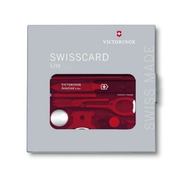 Швейцарская карточка Victorinox SwissCard Lite (0.7300.T), красная