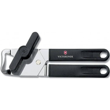 Консервный нож Victorinox универсальный (7.6857.3), сталь/пластик, чёрный