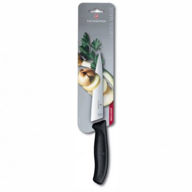 Нож разделочный Victorinox Swiss Classic (6.8003.15B) лезв.15см, черный