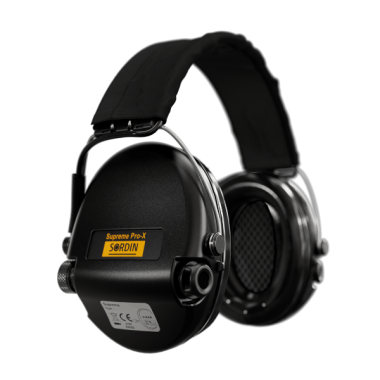 АКТИВНЫЕ НАУШНИКИ SUPREME PRO X ЧЕРНЫЕ