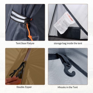 Палатка NATUREHIKE Cycling Ultralight, 1 местная, желтая