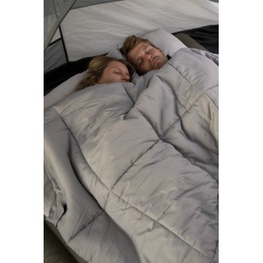 Спальный мешок NATUREHIKE Noda, 2 спальн.с подушкой, 145х215см, голубой