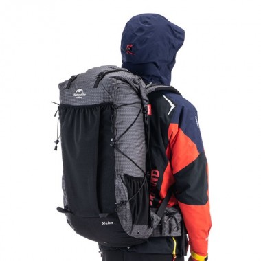 Рюкзак туристический NATUREHIKE Rock, 40L+5L, 26х18х56см, черный