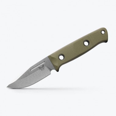 Нож BENCHMADE Mini Bushcrafter, G-10 OD Green, S30V клинок P 8,6 см