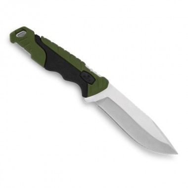 Нож BUCK 658 Small Pursuit, Nylon Green/Black, 420HC клинок P 9,5 см