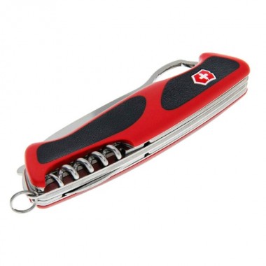 Нож перочинный Victorinox RangerGrip 79 (0.9563.MC) 130 мм 12 функций красный/черный