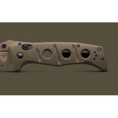 Нож складной BENCHMADE Adamas, G-10 OD Green, Cru-Wear клинок PS 9,7 см