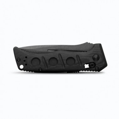 Нож складной BENCHMADE Mini Auto Adamas, G-10 Black, Cru-Wear клинок черн. P 8,3 см