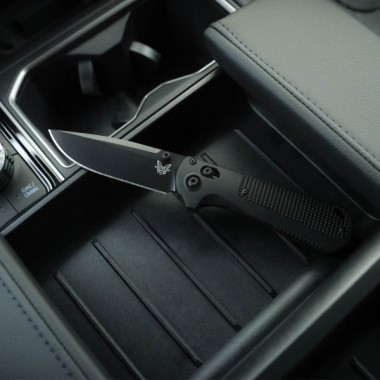 Нож складной BENCHMADE Redoubt, Grivory Black, D2 клинок черн. P 9 см