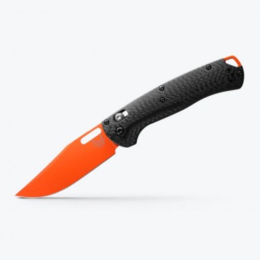 Нож складной BENCHMADE Taggedout, Carbon, Magnacut клинок оранж. P 8,8 см