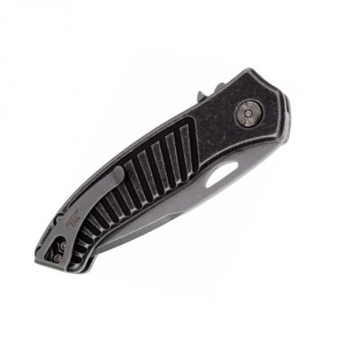 Нож складной BUCK 293 Inertia Spring Assist, Aluminum Gray, 420HC клинок P 8,3 см